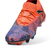 PUMA Future 8 Match Creativity Gazon Naturel Artificiel Chaussures de Foot (MG) Orange Mauve Noir