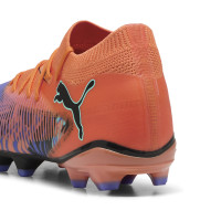PUMA Future 8 Match Creativity Gazon Naturel Artificiel Chaussures de Foot (MG) Orange Mauve Noir