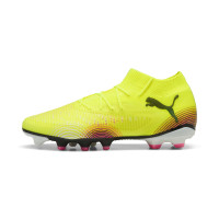 PUMA Future 8 Pro Gazon Naturel Artificiel Chaussures de Foot (MG) Jaune Noir Rose