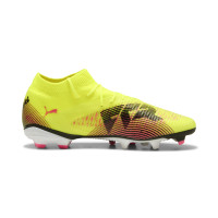 PUMA Future 8 Pro Gazon Naturel Artificiel Chaussures de Foot (MG) Jaune Noir Rose
