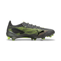PUMA Ultra 5 Ultimate Gras Voetbalschoenen (FG) Donkergrijs Geel Roze