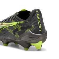 PUMA Ultra 5 Ultimate Gras Voetbalschoenen (FG) Donkergrijs Geel Roze