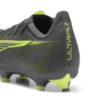 PUMA Ultra 5 Match Gras / Kunstgras Voetbalschoenen (MG) Donkergrijs Geel Roze