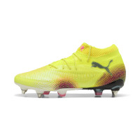 PUMA Future 8 Ultimate Crampons Vissés Chaussures de Foot (SG) Jaune Noir Rose