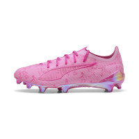 PUMA Ultra 5 Ultimate X KidSuper Gras Voetbalschoenen (FG) Roze