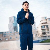 adidas Tiro 25 Vis Tech Competition Hooded Trainingsjack Donkerblauw Zwart