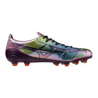 Mizuno Alpha II Japan Gras Voetbalschoenen (FG) Zilver Zwart Blauw