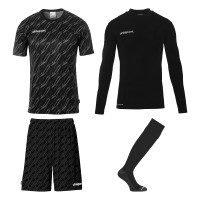 Uhlsport Progressive Tenue de Gardien de But Pack Noir