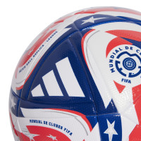 adidas FIFA Club World Cup League Ballon de Foot Taille 5 Blanc Bleu Rouge
