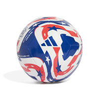 adidas FIFA Club World Cup Training Ballon de Foot Taille 5 Blanc Bleu Rouge