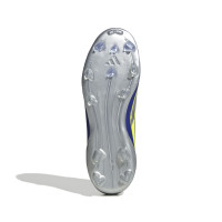 adidas F50 Messi League Gras / Kunstgras Voetbalschoenen (MG) Kids Zilver Donkerblauw Geel