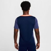 Nike Strike Trainingsshirt Donkerblauw Oranje