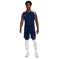 Nike Strike Trainingsshirt Donkerblauw Oranje