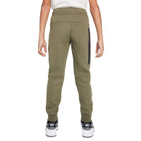 Nike Tech Fleece Sportswear Trainingspak Kids Olijfgroen Grijs Zwart