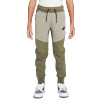 Nike Tech Fleece Sportswear Trainingspak Kids Olijfgroen Grijs Zwart