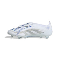 adidas Predator Elite FT Gras Voetbalschoenen (FG) Wit Zilver Blauw
