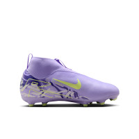 Nike Zoom Mercurial Superfly 10 Academy Gras / Kunstgras Voetbalschoenen (MG) Kids Lichtpaars Lichtgeel