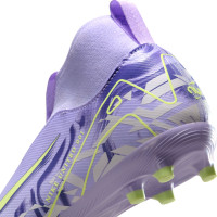 Nike Zoom Mercurial Superfly 10 Academy Gras / Kunstgras Voetbalschoenen (MG) Kids Lichtpaars Lichtgeel