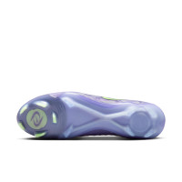 Nike Phantom GX II Elite Gazon Naturel Chaussures de Foot (FG) Violet Clair Jaune Clair