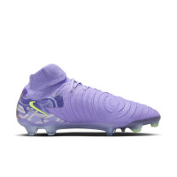 Nike Phantom Luna II Elite Gazon Naturel Chaussures de Foot (FG) Violet Clair Jaune Clair