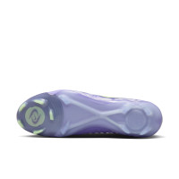 Nike Phantom Luna II Elite Gazon Naturel Chaussures de Foot (FG) Violet Clair Jaune Clair