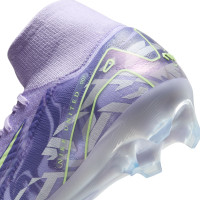 Nike Zoom Mercurial Superfly 10 Elite Gras Voetbalschoenen (FG) Lichtpaars Lichtgeel