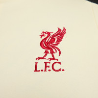 Nike Liverpool Strike Haut d'Entraînement 1/4-Zip 2024-2025 Blanc Cassé Rouge Noir