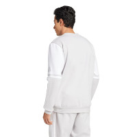 adidas Squadra 25 Sweater Lichtgrijs Wit