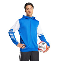 adidas Squadra 25 Veste d'Entraînement à Capuche Bleu Blanc