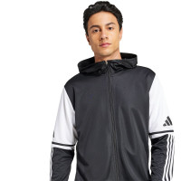 adidas Squadra 25 Survêtement à Capuche Full-Zip Noir Blanc