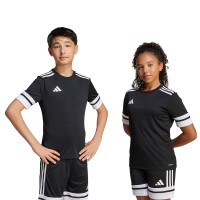 adidas Squadra 25 Voetbaltenue Kids Zwart Wit