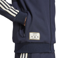 adidas Juventus Icon Survêtement Full-Zip Bleu Foncé Blanc Doré