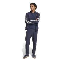adidas Juventus Icon Veste d'Entraînement Bleu Foncé Blanc Doré