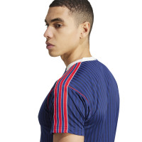adidas Arsenal Terrace Icons T-Shirt Blauw Rood Wit