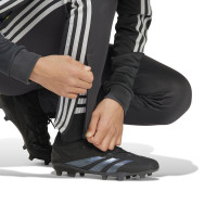 adidas Messi Survêtement Full-Zip Enfants Gris Foncé Néon Jaune Bleu