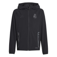 adidas Real Madrid Vis Tech Vest 2024-2025 Kids Zwart