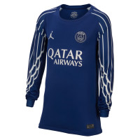 Nike Paris Saint-Germain x Jordan 4e Shirt Lange Mouwen 2024-2025 Kids