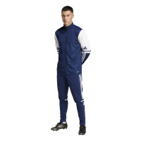 adidas Squadra 25 Survêtement Full-Zip Bleu Foncé Blanc