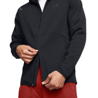 Under Armour Unstoppable Fleece Vest Zwart Donkergrijs