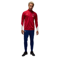 Nike Paris Saint-Germain x Jordan Strike Survêtement Full-Zip 2024-2025 Rouge Bleu Blanc