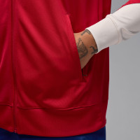 Nike Paris Saint-Germain x Jordan Strike Survêtement Full-Zip 2024-2025 Rouge Bleu Blanc