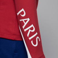 Nike Paris Saint-Germain x Jordan Strike Trainingstrui 1/4-Zip 2024-2025 Kids Rood Wit