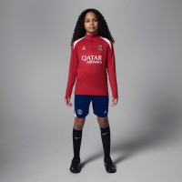 Nike Paris Saint-Germain x Jordan Strike Trainingstrui 1/4-Zip 2024-2025 Kids Rood Wit