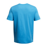 T-shirt Under Armour avec logo sur la poitrine gauche, bleu, bleu foncé