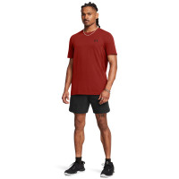 Chemise d'entraînement Under Amour Vanish Seamless rouge et noir