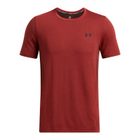 Chemise d'entraînement Under Amour Vanish Seamless rouge et noir