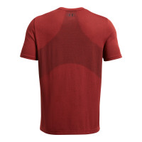 Chemise d'entraînement Under Amour Vanish Seamless rouge et noir
