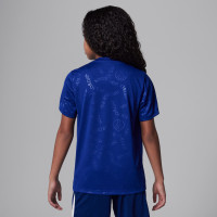Nike Paris Saint-Germain x Jordan Pre-Match Maillot d'Entraînement 2024-2025 Enfants Bleu Blanc