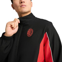 PUMA AC Milan FtblArchive Veste d'Entraînement 2024-2025 Noir Rouge