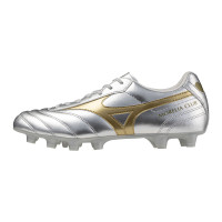 Mizuno Morelia II Club Gras Voetbalschoenen (FG) Zilver Goud